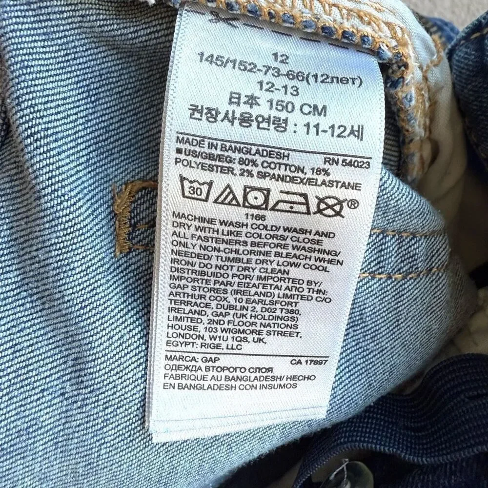 NWOT Gap Kids Boys Regular Fit Straight Leg Jeans